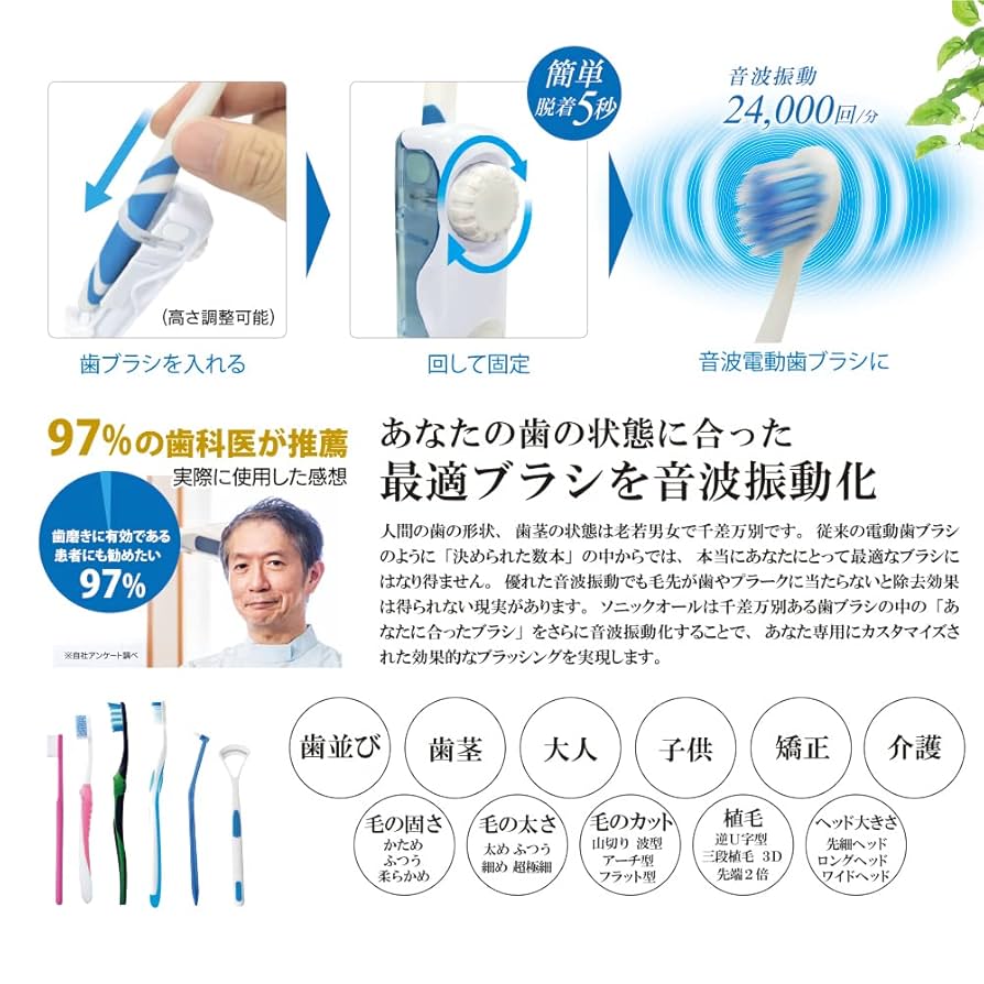 5年愛用音波ブラシ 613ZSPjPpEL._AC_UL210_SR210,